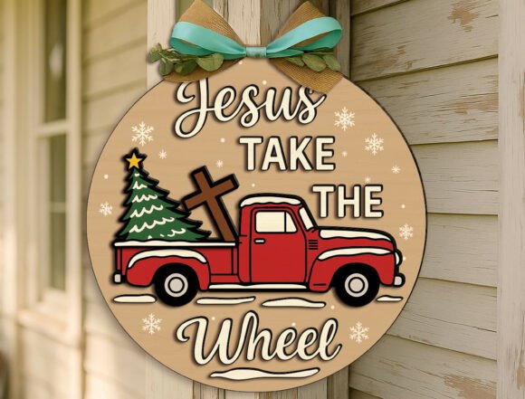 Download Jesus Take the Wheel Christmas Door SVG - Christmas door svg Collection