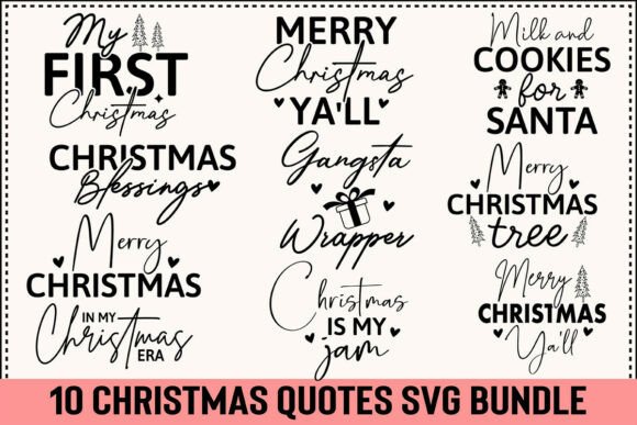 Download Christmas Quotes Svg Bundle - Premium Resources